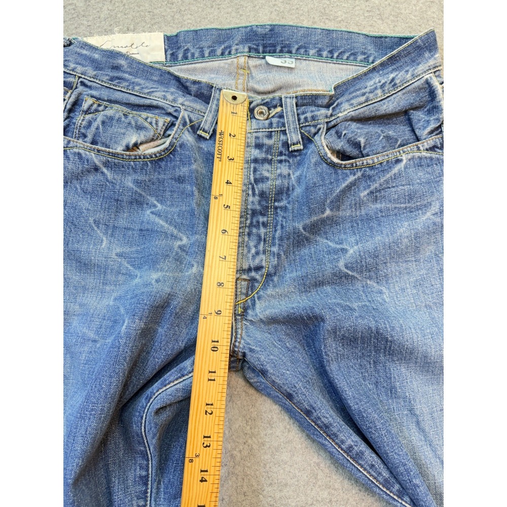 Loomstate Men's Jeans 32x28 Organic Cotton Button Fly Blue Denim - Picture 10 of 12